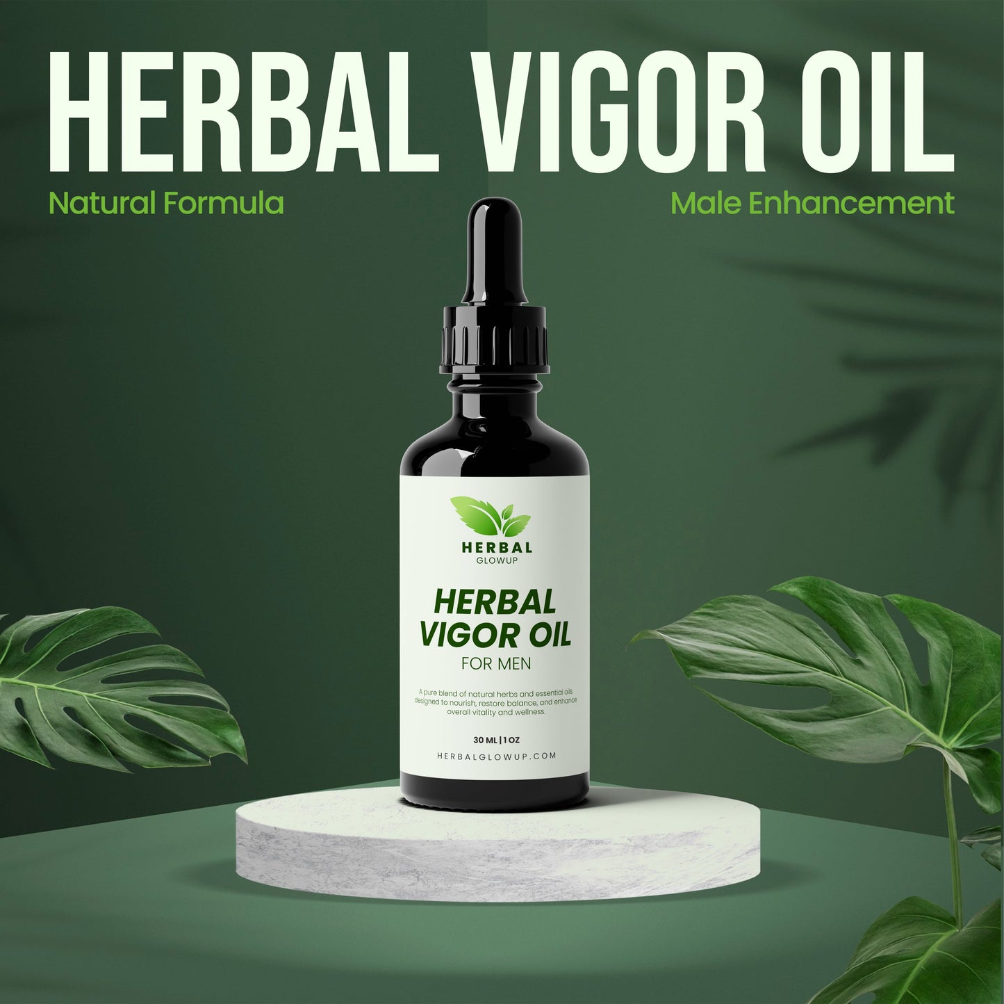 Herbal Vigor Oil - Natural Male Enhancement Formula